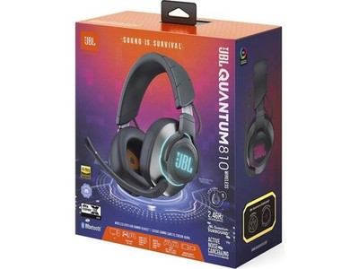 New JBL Quantum 810 Wireless Over-Ear Gaming Headphones PC PS4/5 Xbox & Switch 2