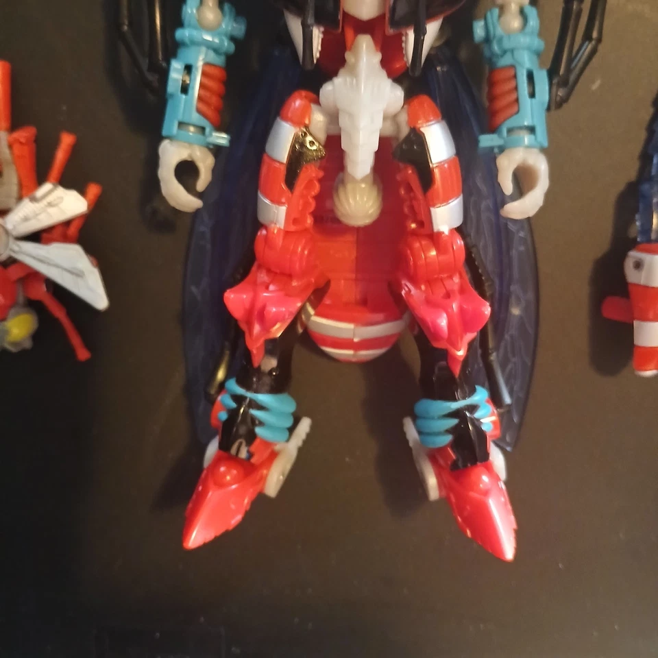 Transformers Botcon 2015 Waruder Marauders Storm Rider w/ Crusher Red Blue - Image 3 of 4