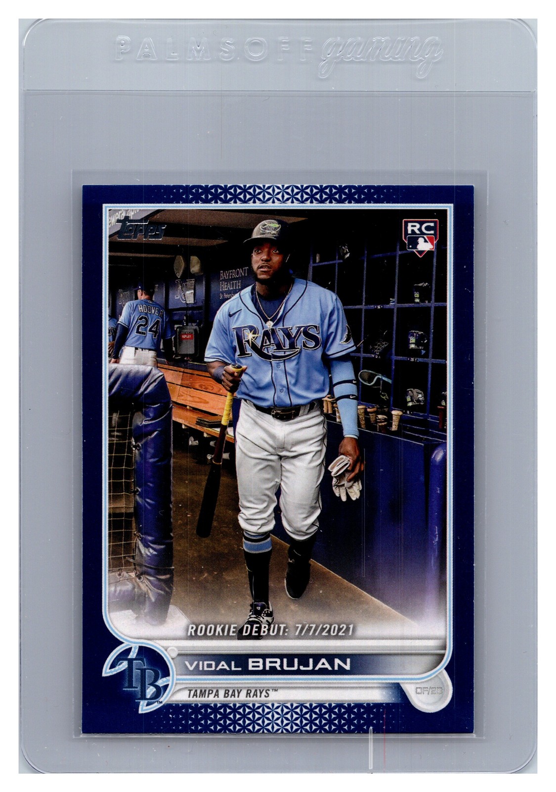 2022 Topps Update #US8 Vidal Brujan Royal Blue