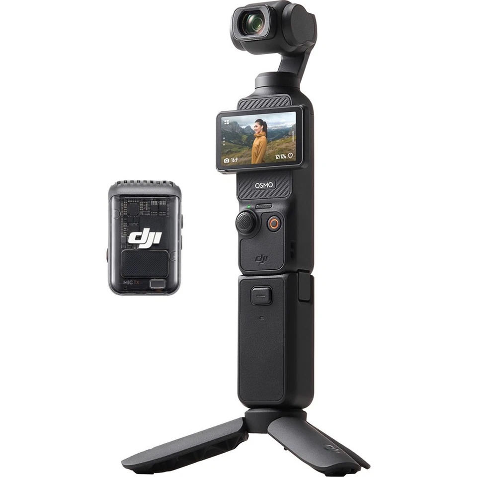 DJI Osmo Pocket 3 Creator Combo 3-Axis Gimbal - CP.OS.00000302.01 - Open Box