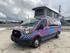 2023 Ford Transit AWD Pop Up Camper Van RV Class B Motorhome Kitchenette bidadoo