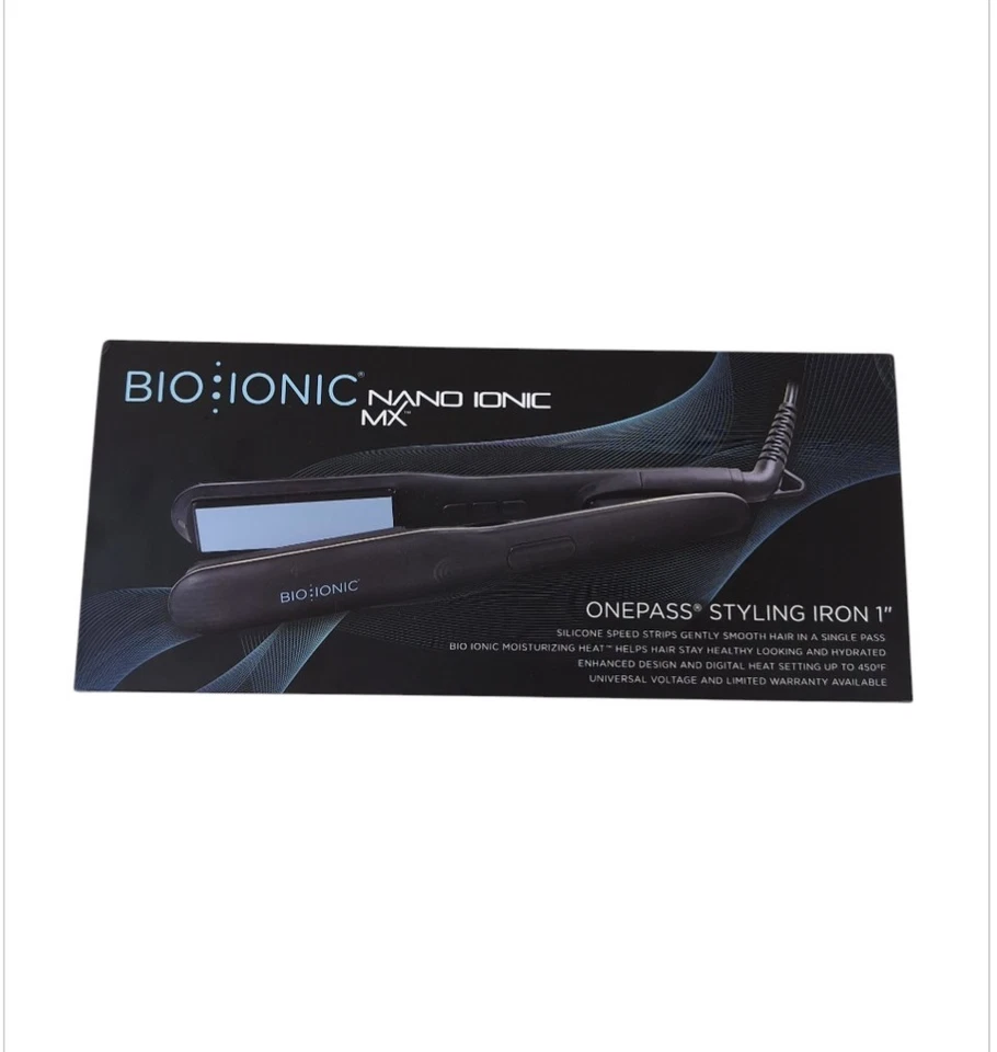 Bio Ionic OnePass Nano Ionic MX PRO Styling Flat Iron Silicon Strip 1.5 inch - Image 3 of 4