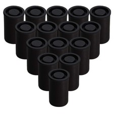 35mm Film Canisters 15 Pack Empty Black Plastic