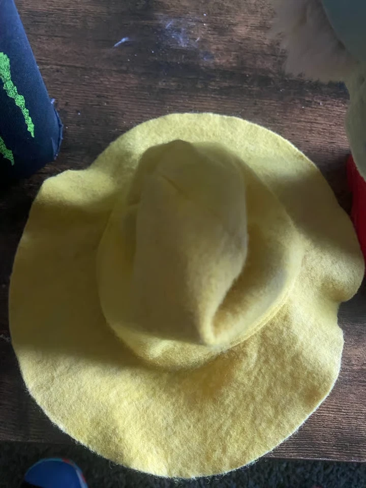 Vintage Paddington Bear Plush Eden Toy Yellow Hat Red Rubber Boots 18" 1981 - Image 4 of 4