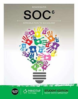 SOC (MindTap Course List) - Paperback, by Benokraitis Nijole - Very Good c