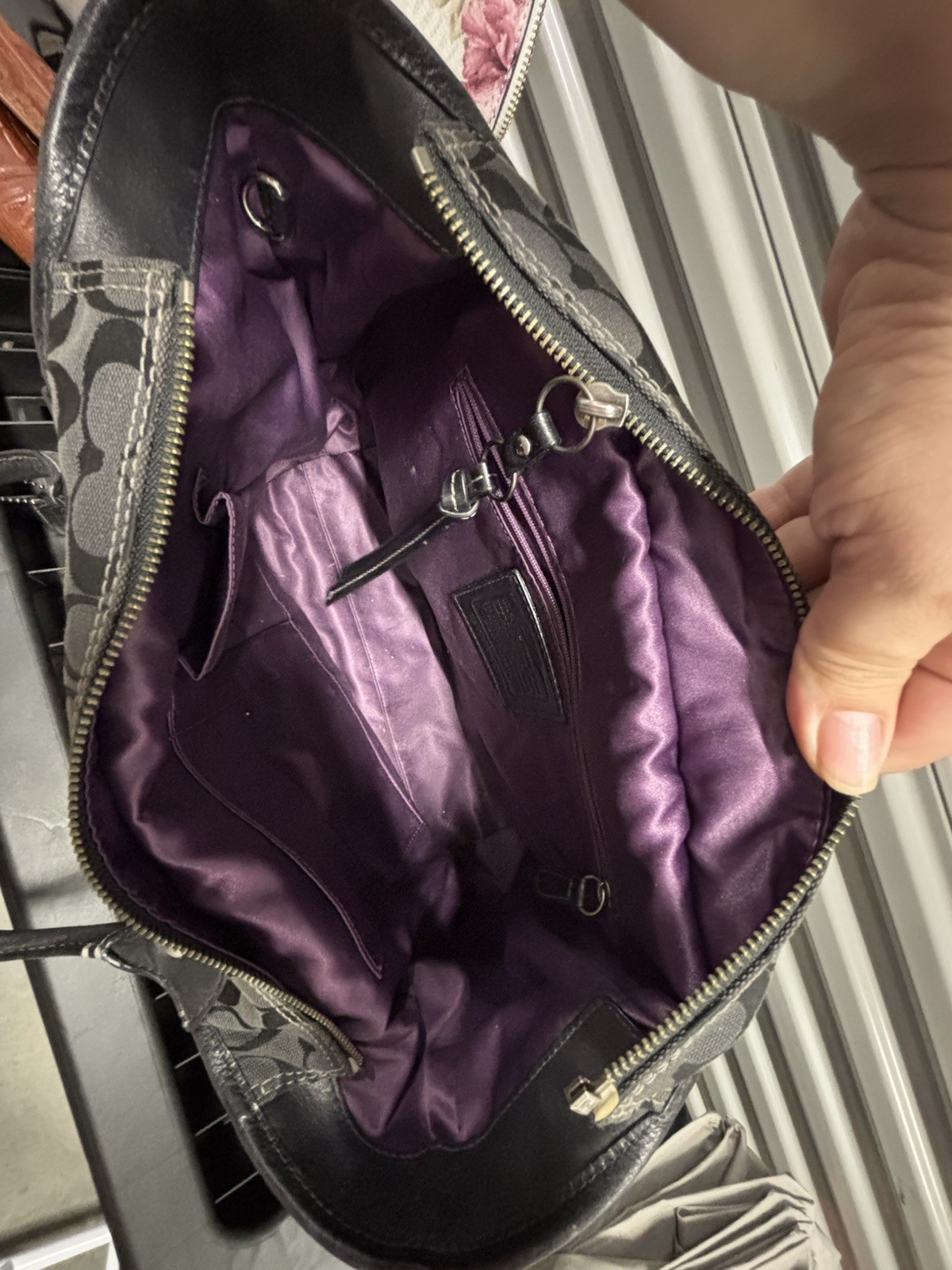 Coach Bleecker Black Patchwork Tote - image 2