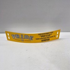 Placa de señalización soporte taza asiento estadio Heinz Field Accrisure PRIDE PITT33