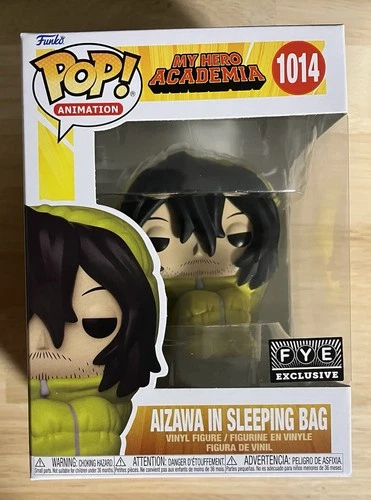 Funko Pop! Aizawa in Sleeping Bag #1014 My Hero Academia FYE Exclusive W/ Protec
