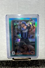 2025 Topps Chrome - Jace Jung #225 Teal Refractor /299 (RC)