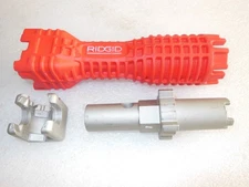 Multi-Functional Plumbing Wrench for Under-Sink Faucet Installation and Removal