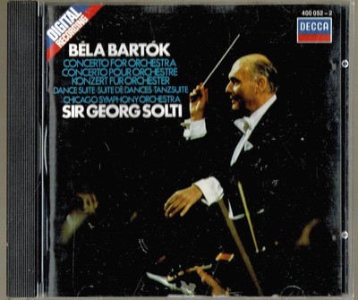 DECCA FULL SILVER GERMAN  SOLTI - BARTOK CONCERTO FOR ORCHESTRA, DANCE SUITE