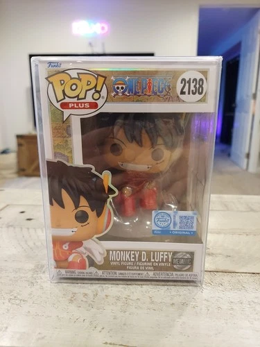 Funko Pop One Piece Monkey D. Luffy #2138 Metallic Hot Topic Exclusive Funko Exc