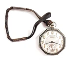 Antique Waltham CHALLENGE Art Deco Octagonal Pocket Watch 7 Jewels NAWCo Case