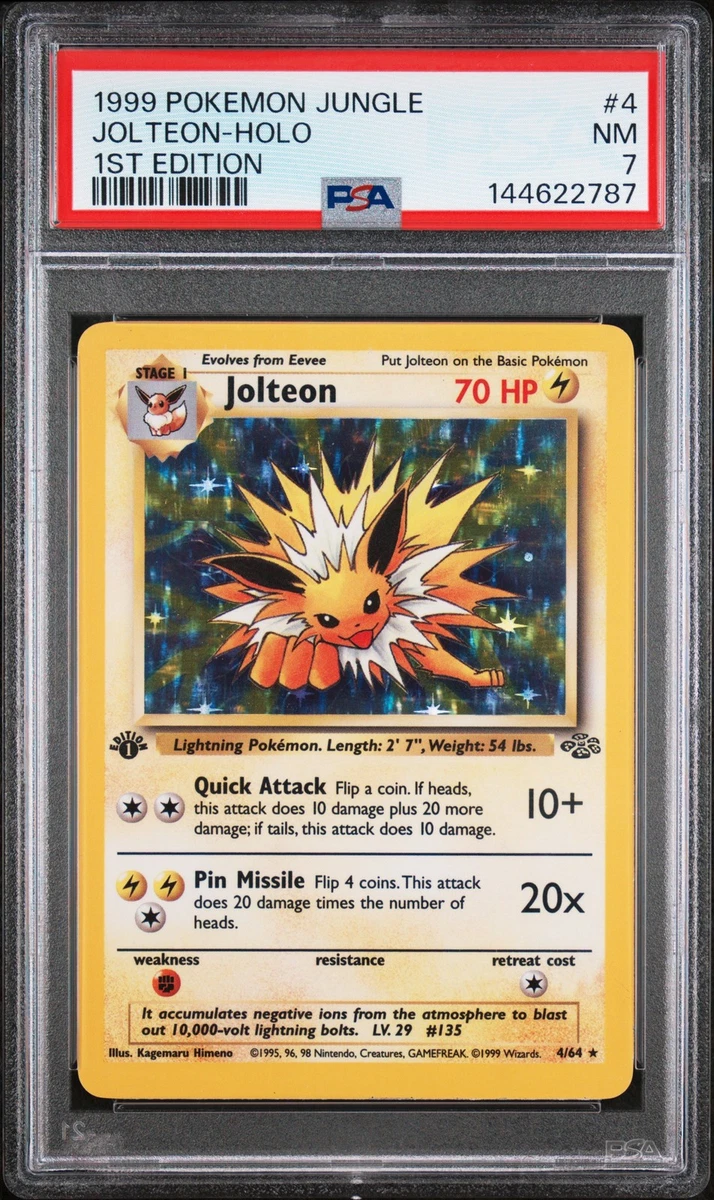 Jolteon Pokémon TCG Professional Sports Authenticator (PSA