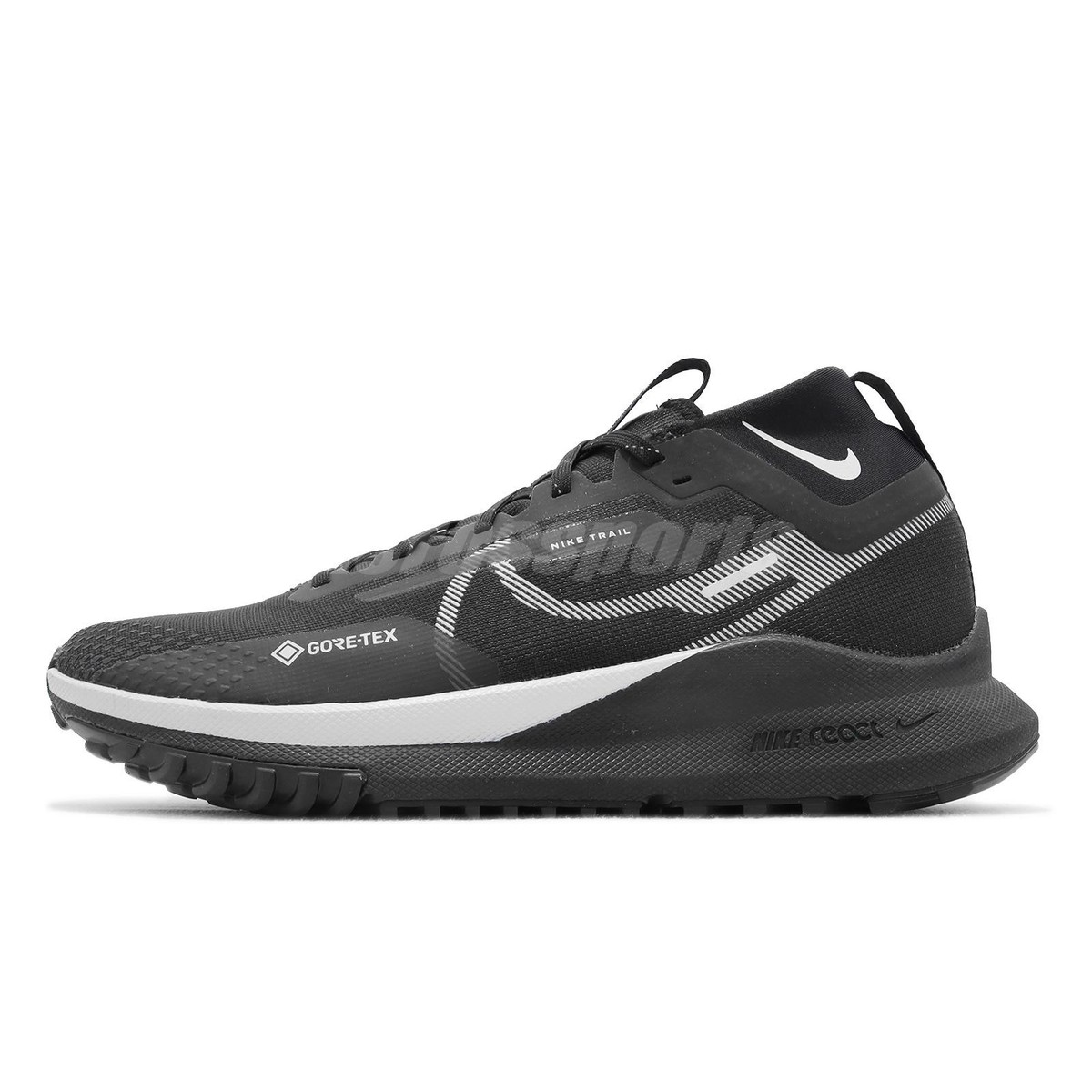 Nike React Pegasus Trail 4 GTX Gore-Tex Black Wolf Grey Men