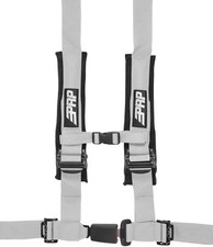 PRP 4.2 4-Point Auto Buckle UTV Seat Harness Silver