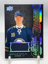 2018-19 SPx #LR-RD Rasmus Dahlin UD Black Lustrous Rookies Jersey