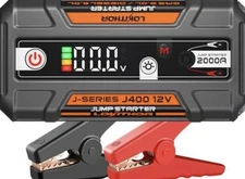 LOKITHOR J400 2000A 12V Portable Lithium Jump Starter, Car Battery Booster