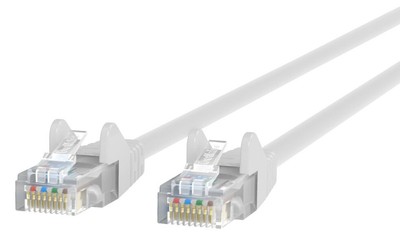 1FT Belkin CAT5e RJ-45 Male To RJ-45 Male Network Patch Cable - White