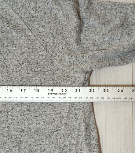 Ocean Drive Sweater Womens Small S Long Sleeve Lightweight Hoodie Gray Pompano - Picture 6 of 6