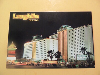 Ramada Express Casino Hotel Laughlin Nevada vintage postcard 1997