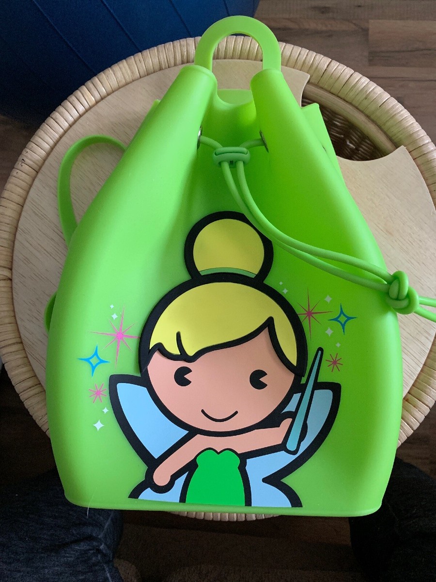 Disney Store MXYZ Jelly Silicone Backpack Tinker Bell 10'' H x 8
