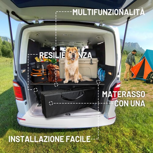 Set materasso multiflexboard per VW T6.1 MULTIVAN 2015-2019 | Cuscino letto - Imagen 8 de 9