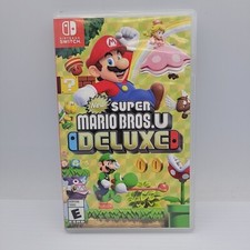 Authentic Replacement Box Case Only Nintendo Switch New Super Mario Bros. U
