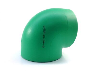 Aquatherm 3'' Green Pipe, 90-degree Elbow