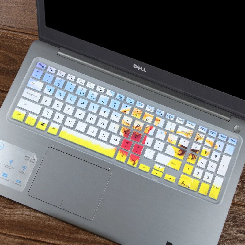 2* Keyboard Cover Skin For Dell Inspiron 15-3542/5547/3567 3878/15C 3000 series - Image 4 of 4