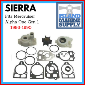 MerCruiser Alpha gen one 1 water pump impeller housing kit sierra 18-3320