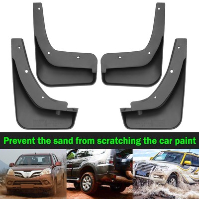 Car Flaps Mud Splash Fenders Guard Front for or Rear w/ - Hardware Universal Fit