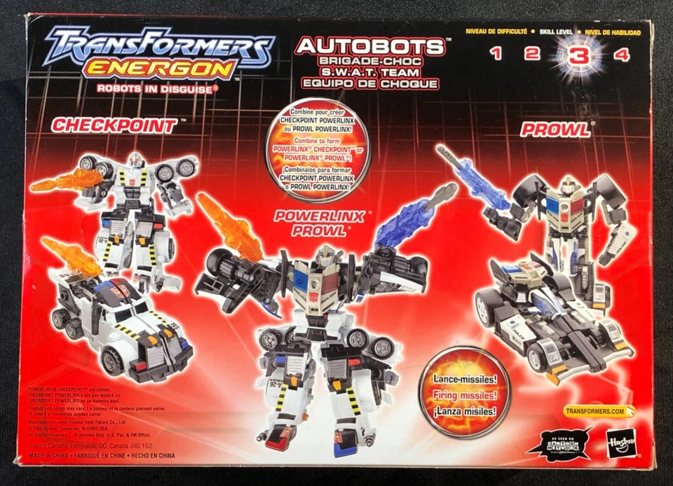 2004 TRANSFORMERS ENERGON Autobots - PROWL & CHECKPOINT - K-Mark Exclusive - Image 2 of 4