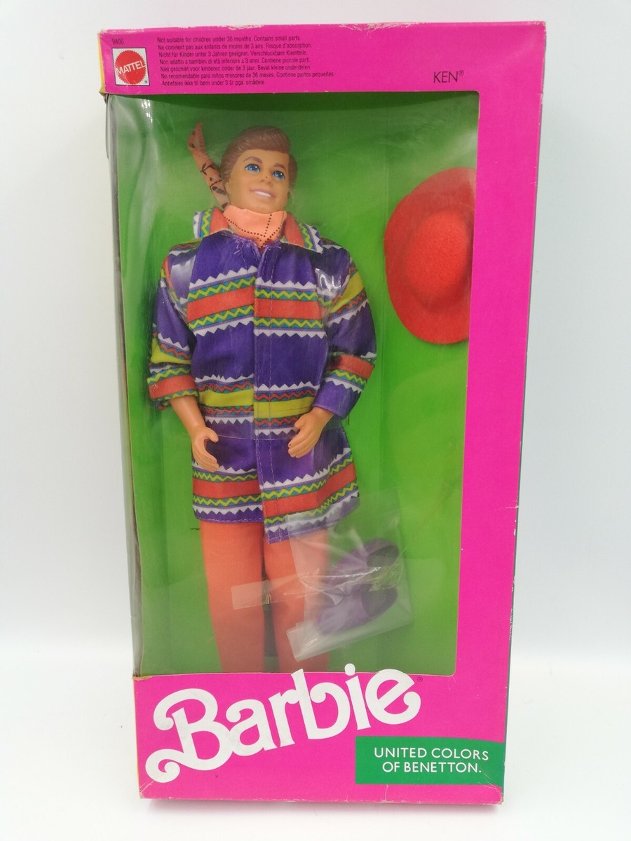 Barbie 1990年のベネトン Ken & ヴィンテージアウトフィット