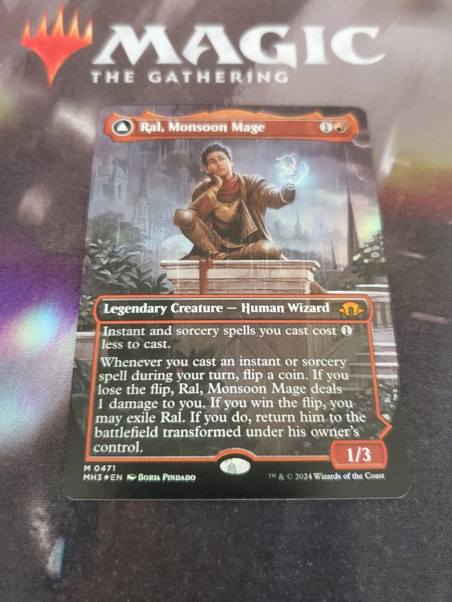 m9813 MH3 445 foil モンスーンの魔道士、ラル Ral, Monsoon Mage // 力線の神童、ラル (Ral, Monsoon Mage