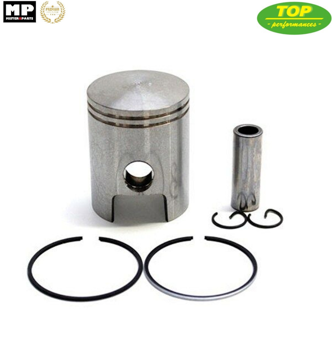 Kit piston segments Top Perf Ø40,60 pour cylindre fonte Top Performances AM6