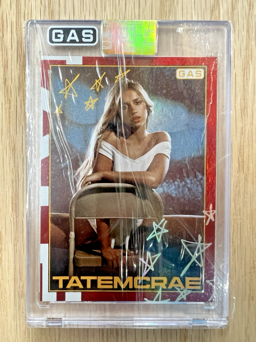 Tate McRae 2025 GAS Trading Cards Complex #TM-1 RC Red Foil