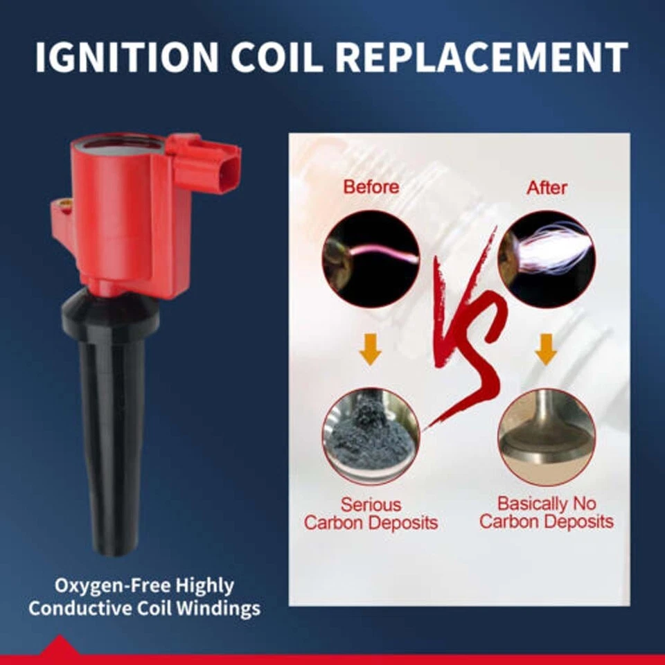 Juego de 4 bobinas de encendido DG507 para Ford Focus 2004 2005 2006 2007 2,0 L 2,3 L Foto 4 de 4