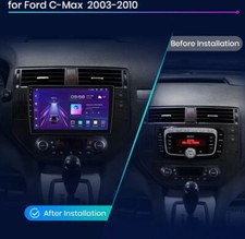 Autoradio Android Ford C-max 2003-2010 Stereo Auto Touch 9" CarPlay WIFI Navi - Miniatura 2