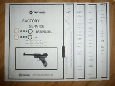 Crosman Mark I Mark II MK 1 2 Two O-Ring Seal Kits  Service Manual 1  Guide