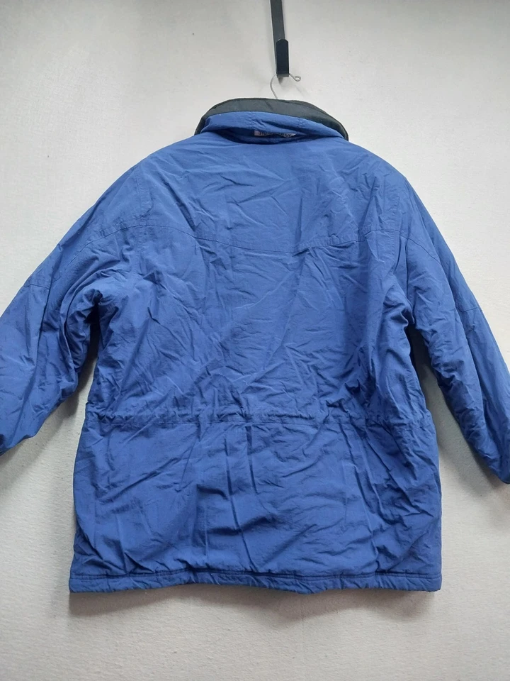 Chaqueta Pacific Trail para mujer 1X Parka azul forrada de lana cremallera completa capucha escondida Foto 2 de 4