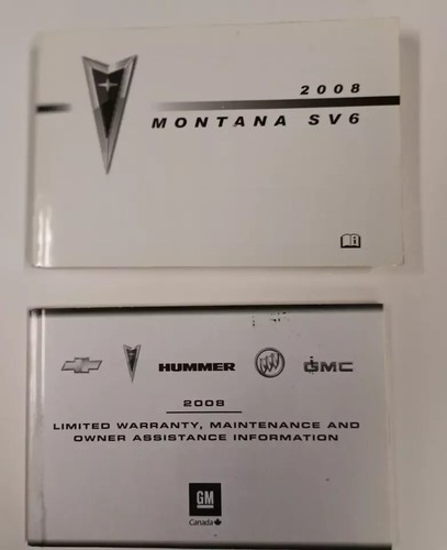 2008 Pontiac Montana SV6 Owner's Manual Original OEM w/ GM Warranty Book (EN/FR) - Picture 11 of 14