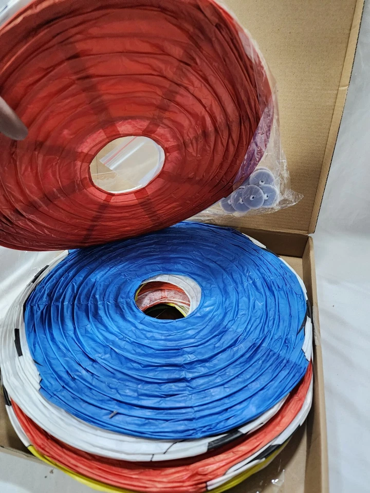 Glooglitter 12 Pcs Ninja Themed Paper Lanterns 12 Inch Birthday Party Decoration - Image 3 of 4