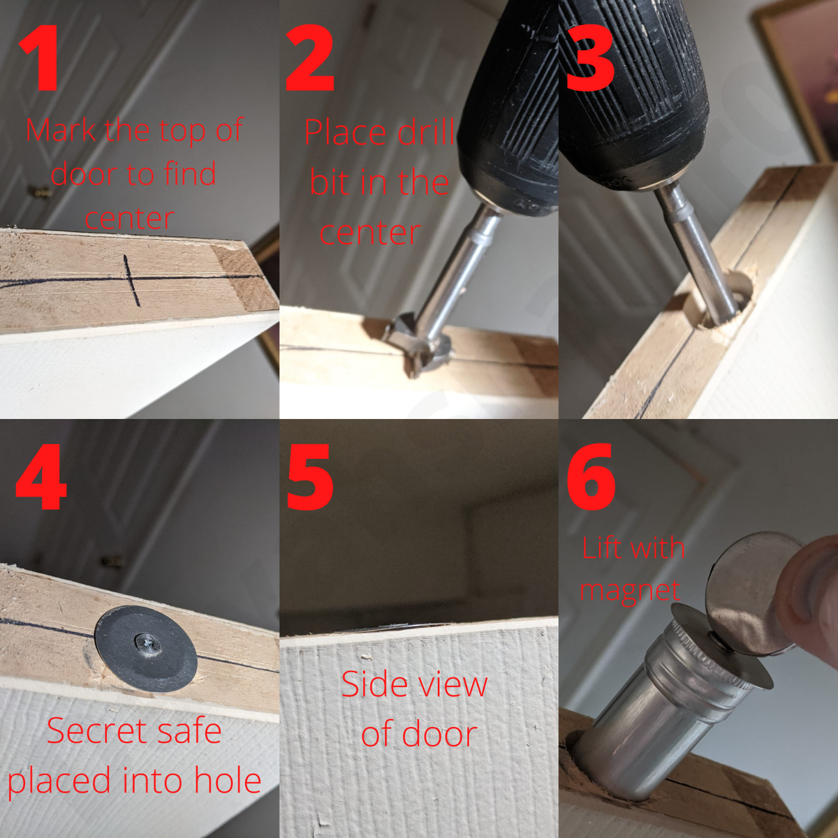 Buy Secret Diversion Door Safe Hidden Stash safe Home Office