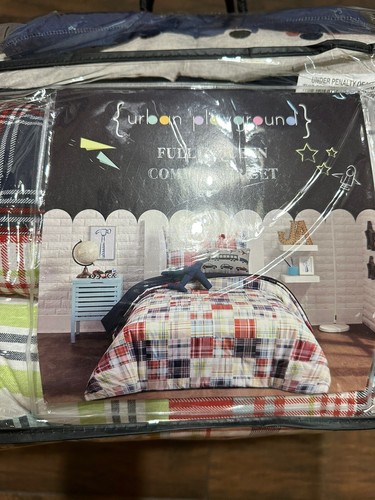 New Urban Playground Bryce Plaid Full/Queen Comforter Set - Picture 8 of 8