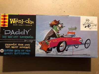 1963 HAWK WEIRD-OHS DADDY MODEL KIT COMPLETE MIB HOT ROD C9 ORIGINAL BOX 532-100