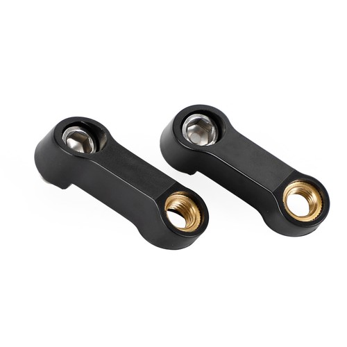 Motorcycle Plastic Mirror Extender-Riser-Extension Black 10mm - M10x1.5 For BMW/ - Picture 2 of 8