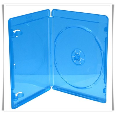Blu-ray Hülle Box leer 11mm für 1 BD / CD / DVD blau