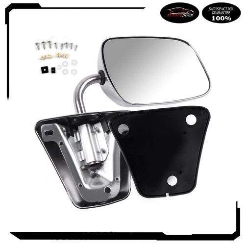 1PCS Left Or Right Chrome Side View Rear Mirror For Chevy GMC Pickup Blazer
