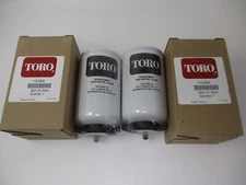 2 Genuine Toro 110-9049 Fuel Filter Water Separator Reelmaster Workman HDX